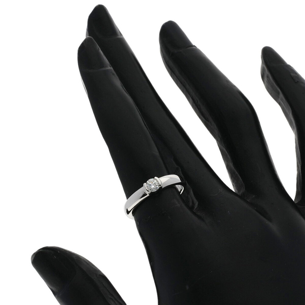 TIFFANY Authentic Silver Diamond Ring - Picture 7 of 8